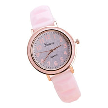 Load image into Gallery viewer, Women Round Dial Silicone Watch